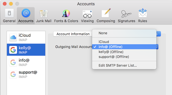 Outgoing Mail Server Offline For Gmail On Mac